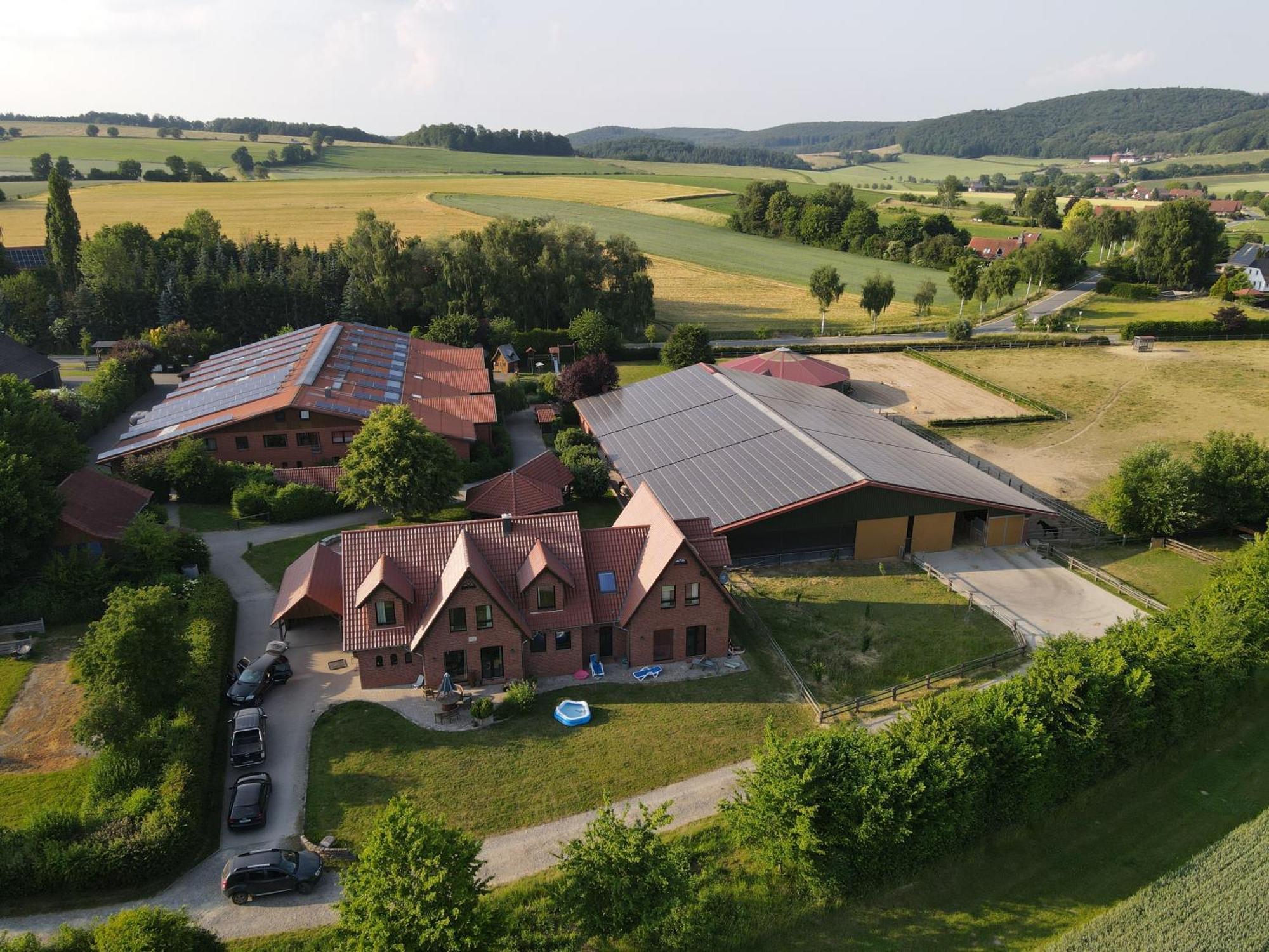 Idyllische Ferienwohnung Im Kalletal Екстериор снимка